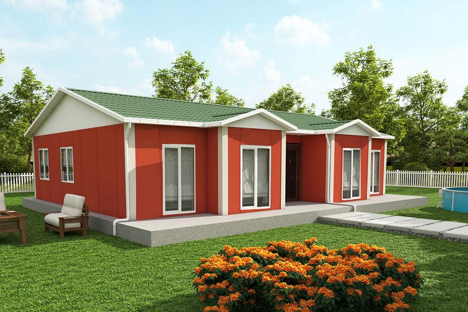109 m² Prefabrik Ev — Evora prefabrik ev modeli
