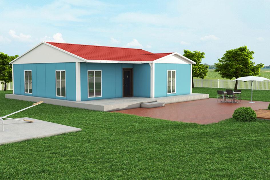 113 m² Prefabrik Ev — Evora prefabrik ev modeli