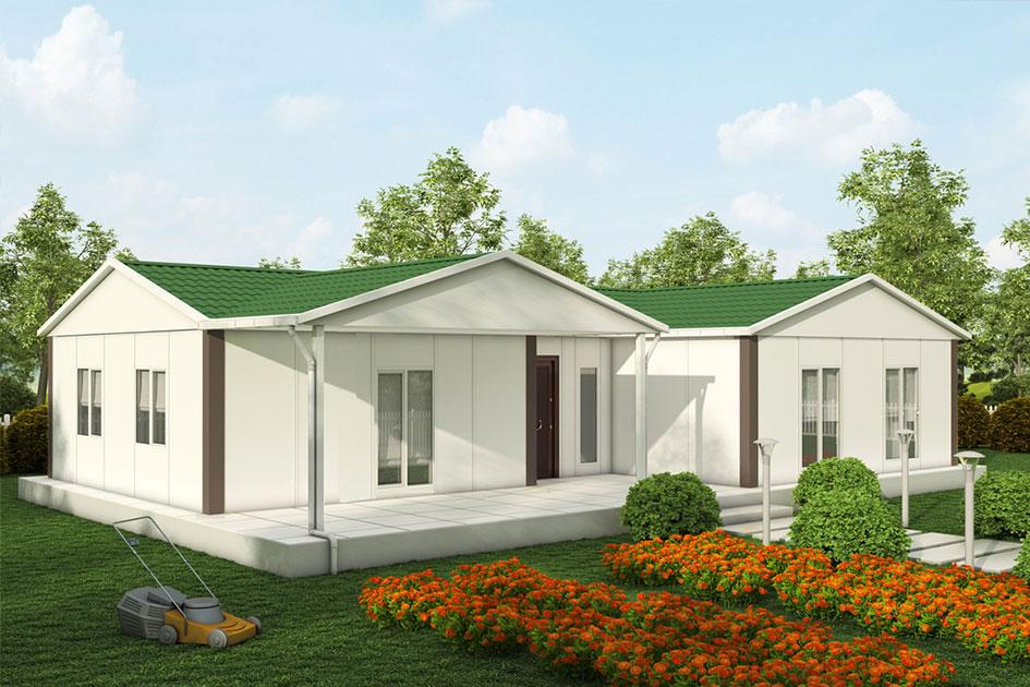 123 m² Prefabrik Ev — Evora prefabrik ev modeli