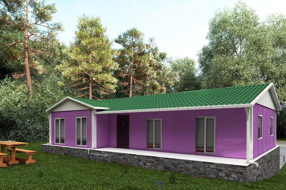 125 m² Prefabrik Ev — Evora prefabrik ev modeli