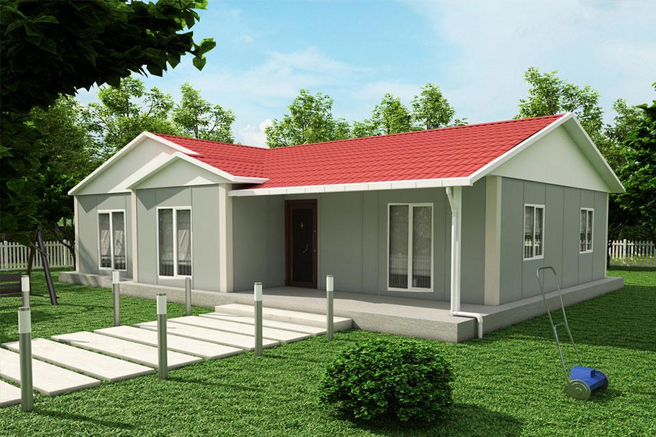 137 m² Prefabrik Ev — Evora prefabrik ev modeli