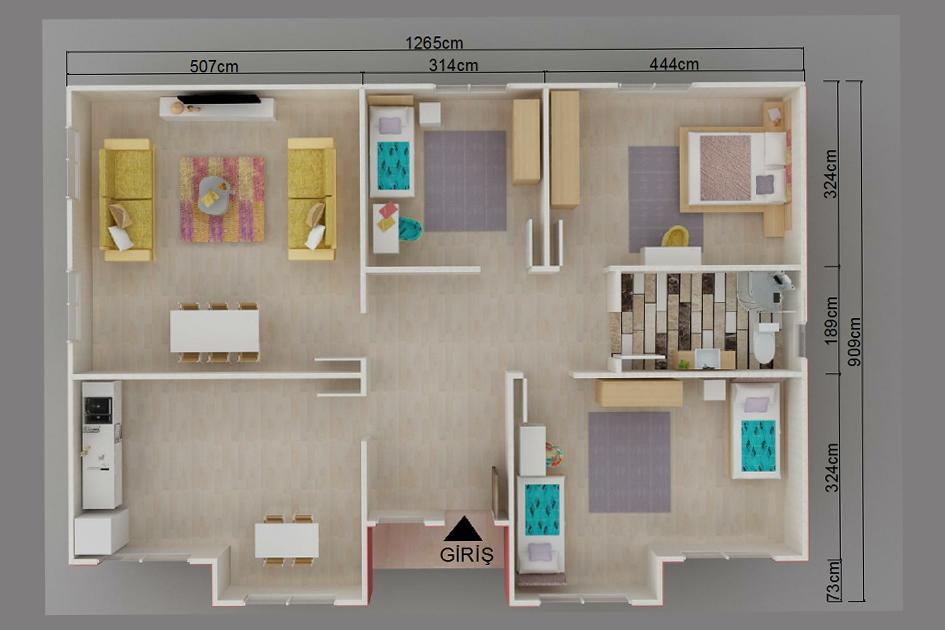 109 m² Prefabrik Ev prefabrik ev fotoğrafı 2