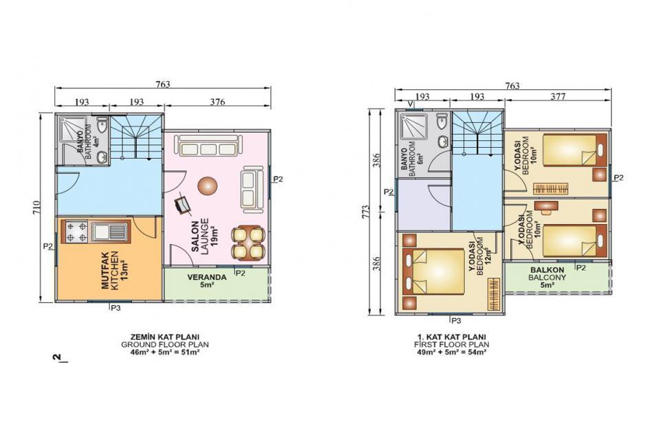 105 m² Dubleks Prefabrik Ev prefabrik ev fotoğrafı 2