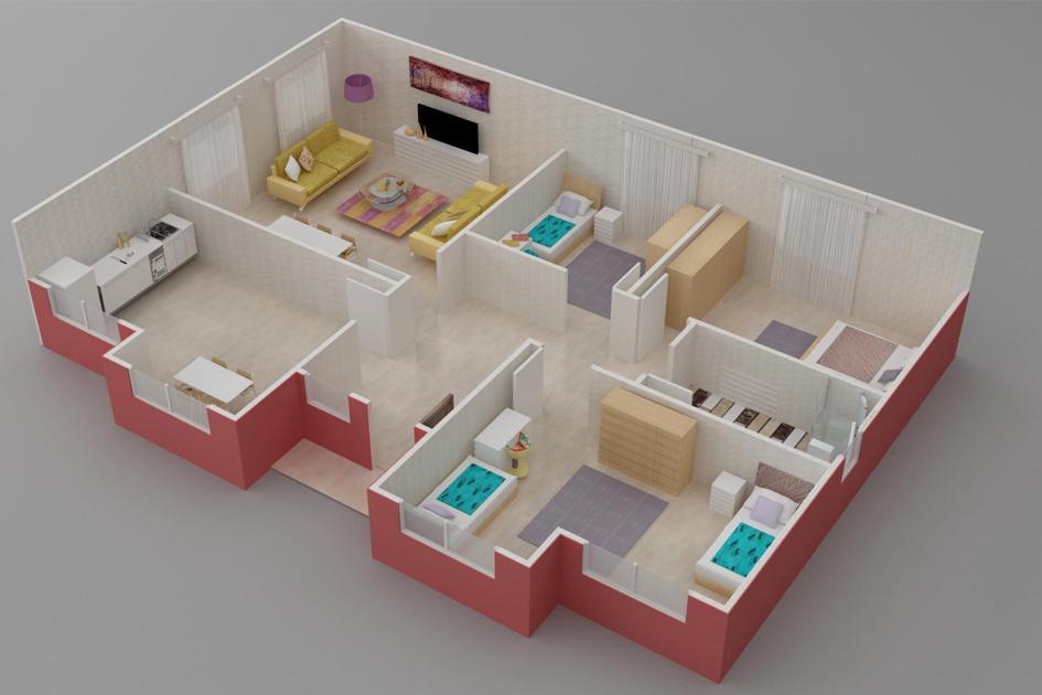109 m² Prefabrik Ev prefabrik ev fotoğrafı 3