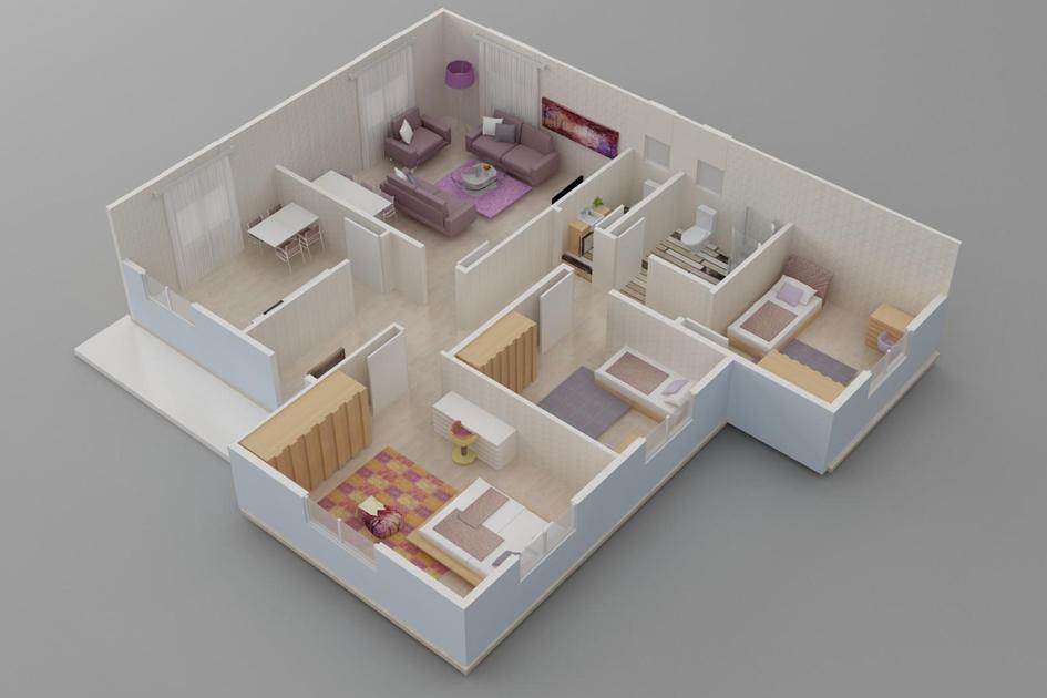 113 m² Prefabrik Ev prefabrik ev fotoğrafı 3