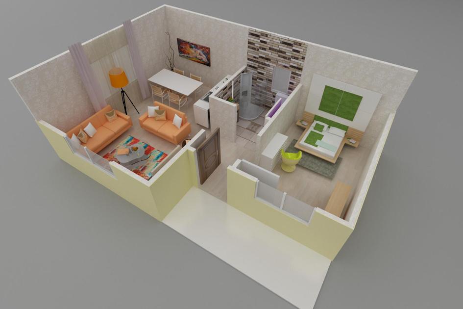 40 m² Prefabrik Ev prefabrik ev fotoğrafı 3